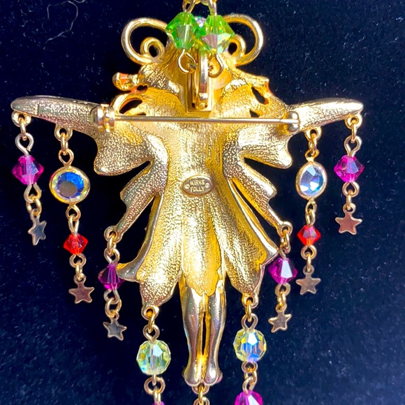 VTG Kirk's Folly Antenna Fairy pendant/ brooch, Enhancer on 16" chain - Picture 4 of 6